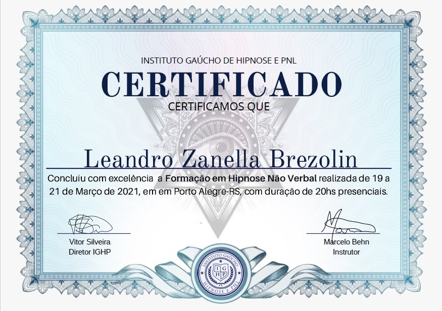 Hipnose Não Verbal Marcelo Behn