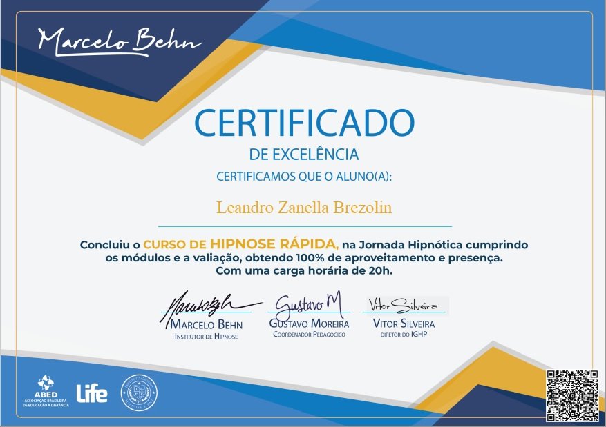 Hipnose Rapida Marcelo Behn