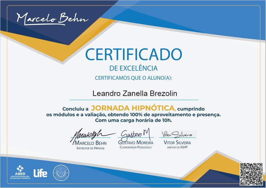 Jornada Hipnotica Marcelo Behn