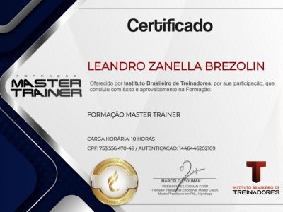 Formacao Master Trainer Marcelo Lyouman
